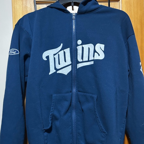 Minnesota Twins Zip up Hooded Sweatshirt - Picture 1 of 5